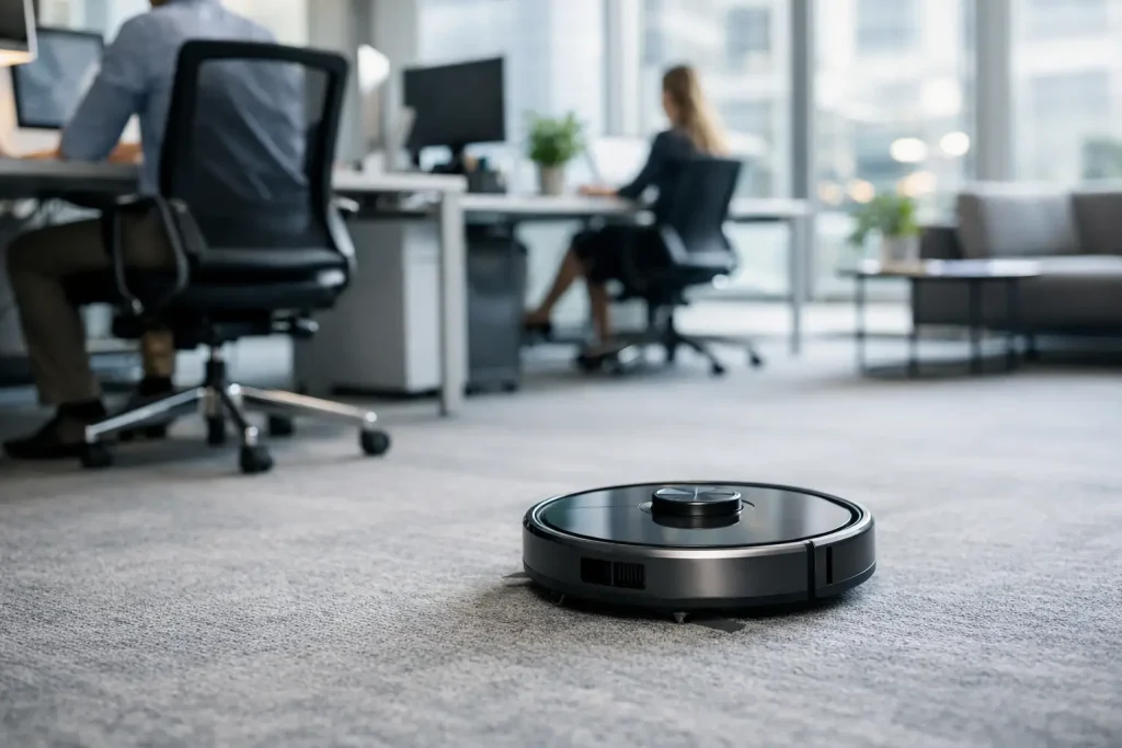 Robot aspirare profesional pentru birouri
